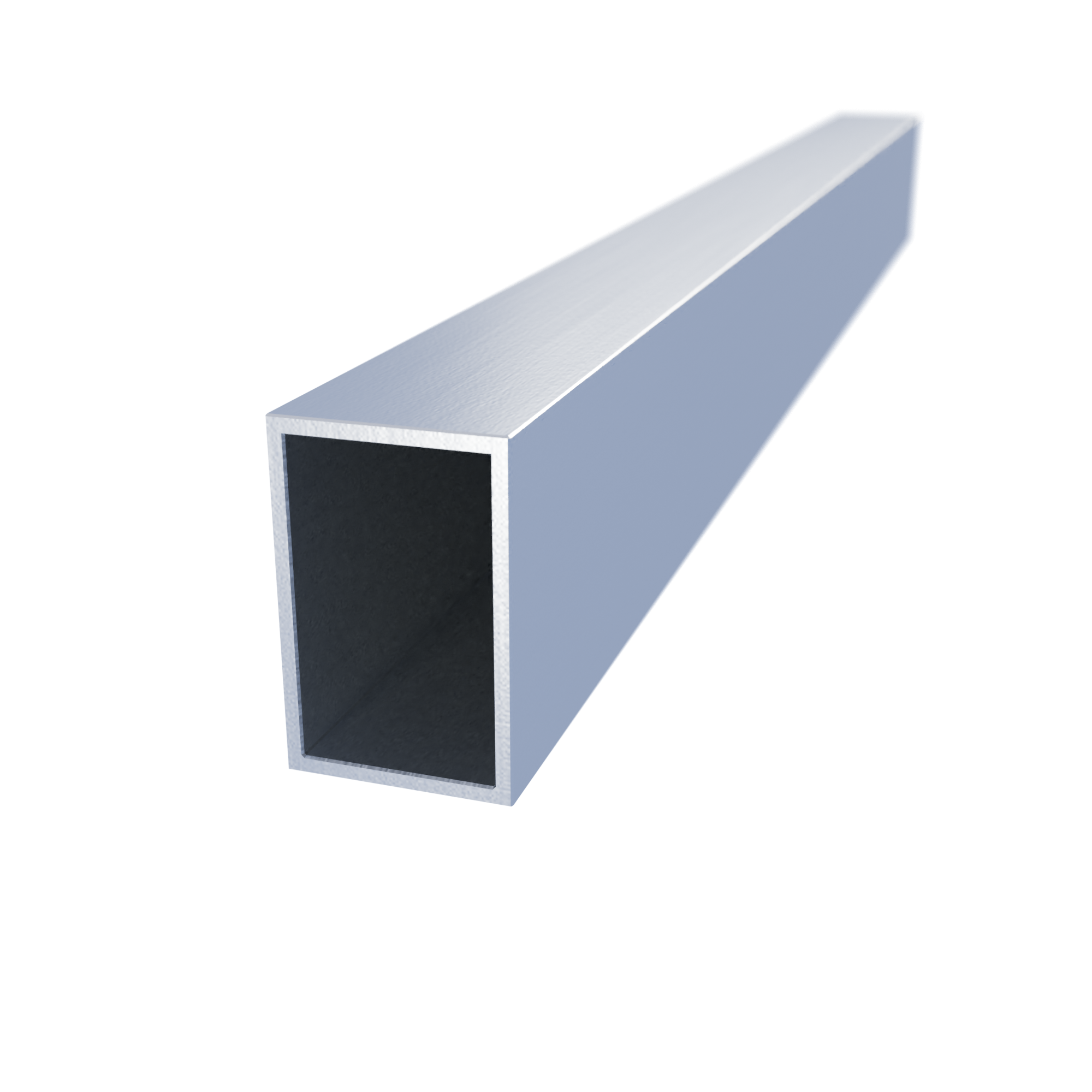 Rectangular sharp-edged pipe 50x30x2.6