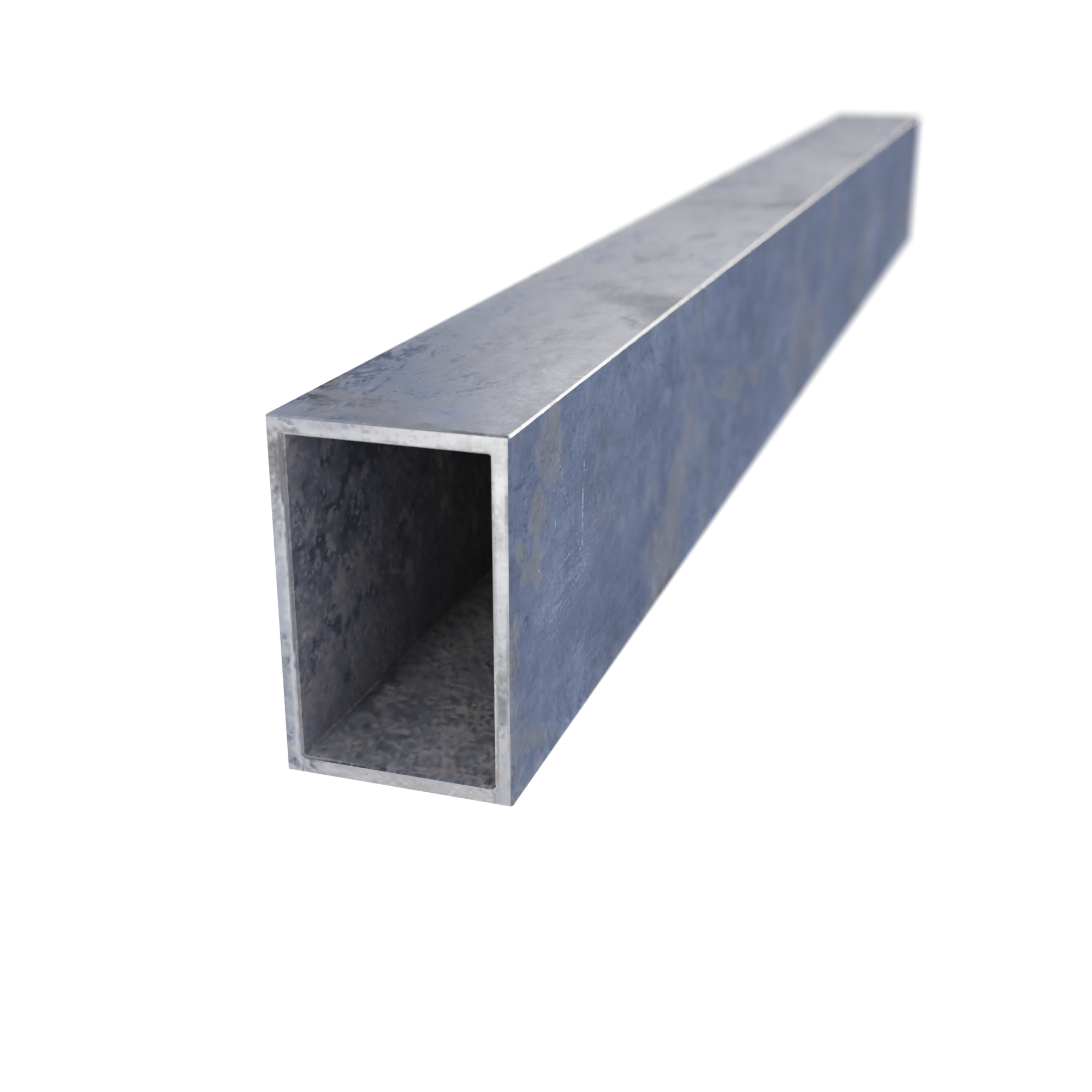 Rectangular sharp-edged pipe 50x30x2.6