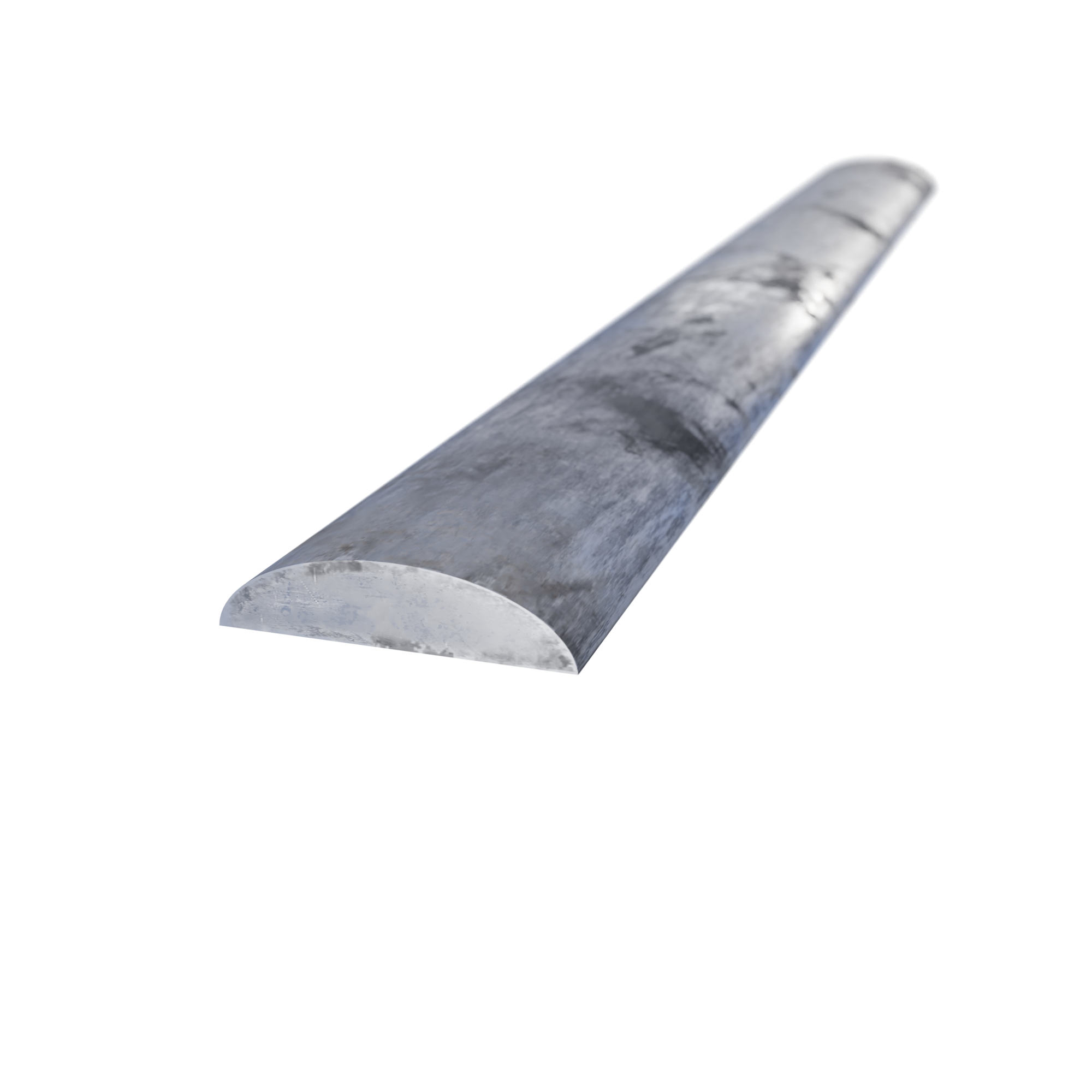 Flat half round 30x10 | 1.0038 - S235JR 